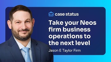 How the Law Offices of Jason E. Taylor Use Case Status + Neos to Power Client Communication