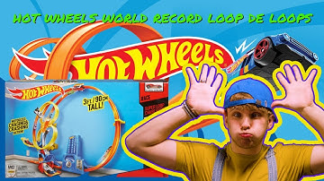 HOT WHEELS WORLD RECORD LOOP DE LOOPS WITH JESSE