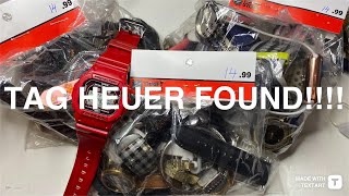 Part 1 Tag Heuer found in 6 watch bag thrift store haul