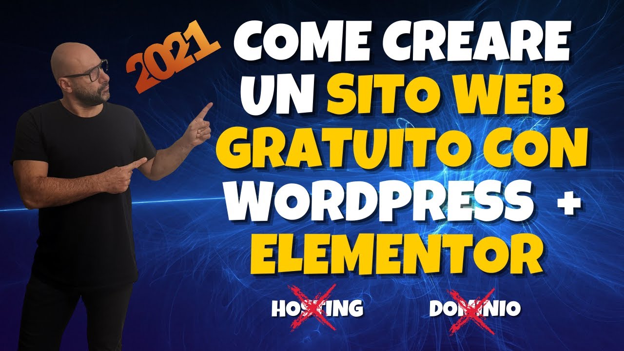 Come Creare Un Sito Web 100% Gratuito Con Wordpress + Elementor (2021 ...
