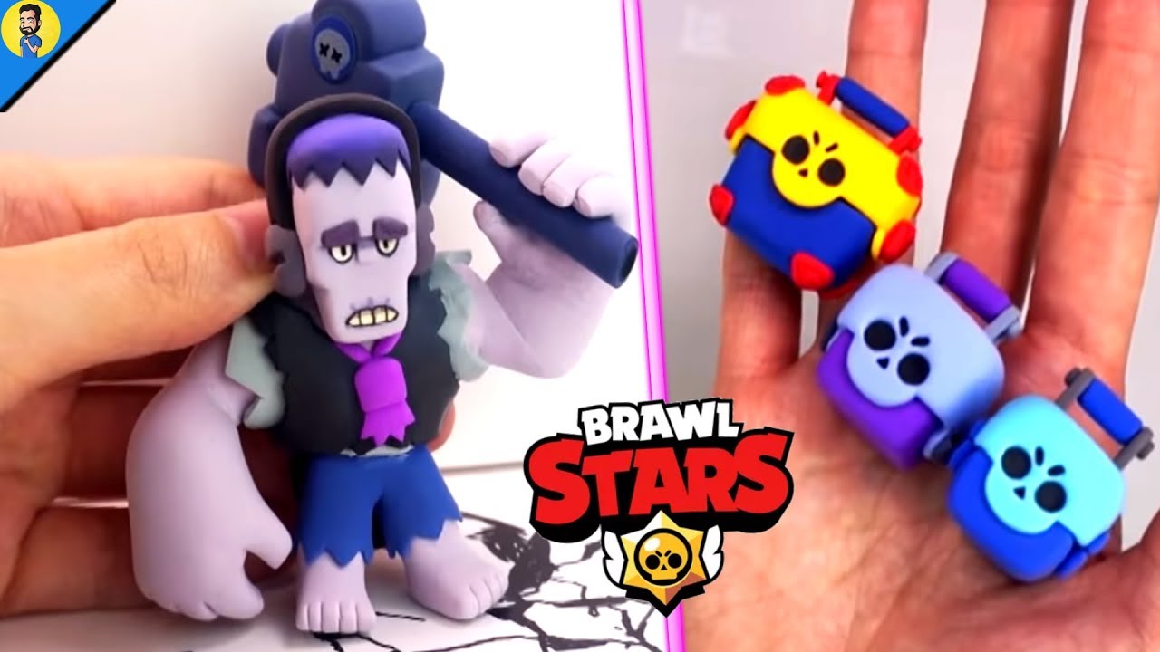 Frank Y Brawl Box Creados Con Arcilla Brawl Stars Clay Making Youtube - como habilitar compras no brawl stars