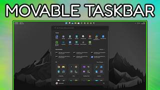 Movable Taskbar Is Coming Back To Windows 11
