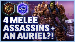 Thrall Earthquake - 4 MELEE ASSASSINS + AN AURIEL?! - ARAM INDUSTRIAL DISTRICT