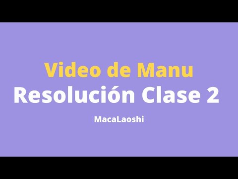 Video de Resolución de Actividades