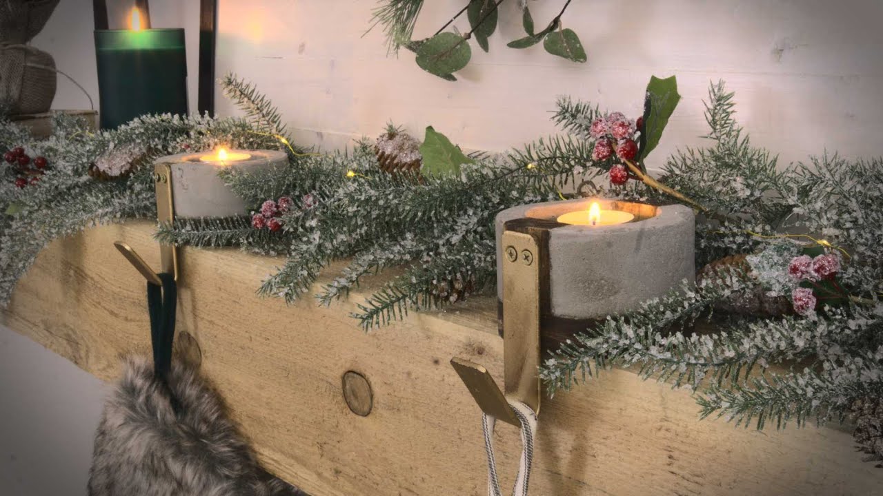 Concrete Christmas Stocking Holder