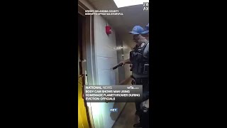 Oklahoma man uses homemade flamethrower on deputies during eviction