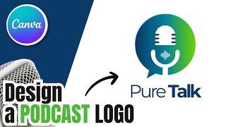 Create a PREMIUM Podcast Logo in Just 4 Minutes Using Canva