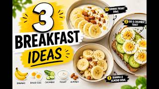 3 Healthy Breakfast Ideas for Weight Loss | High Protein & Easy