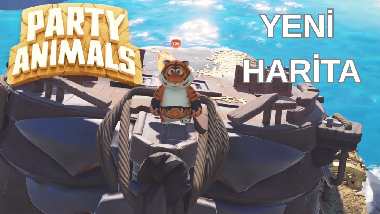 Robot Köpek Balıkları Party Animals Jaws Yeni Map