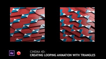 [PREVIEW] Cinema 4D - Loop Series 02/05 - Creating Looping animation with Triangles
