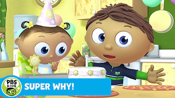 SUPER WHY! | Whyatt Makes a Birthday Cake | PBS KIDS