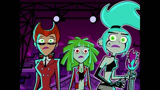 Danny Phantom Spectra Ember and Kitty VS Sam Jazz and Maddie