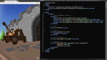 Loading And Displaying 3D Models (A-Frame Tutorial - WebVR)