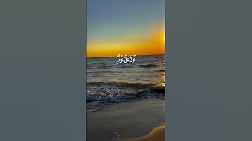سورة النور آيه{٣٥} #المصحف #quran #حالات_واتس #islamicfestival #اكسبلور #راحة_نفسية #islamicholiday