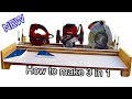 How to Make 3 in 1 Circular Saw, Jigsaw and  Router Jig  / Ahşap İşleme Kesim İstasyonu