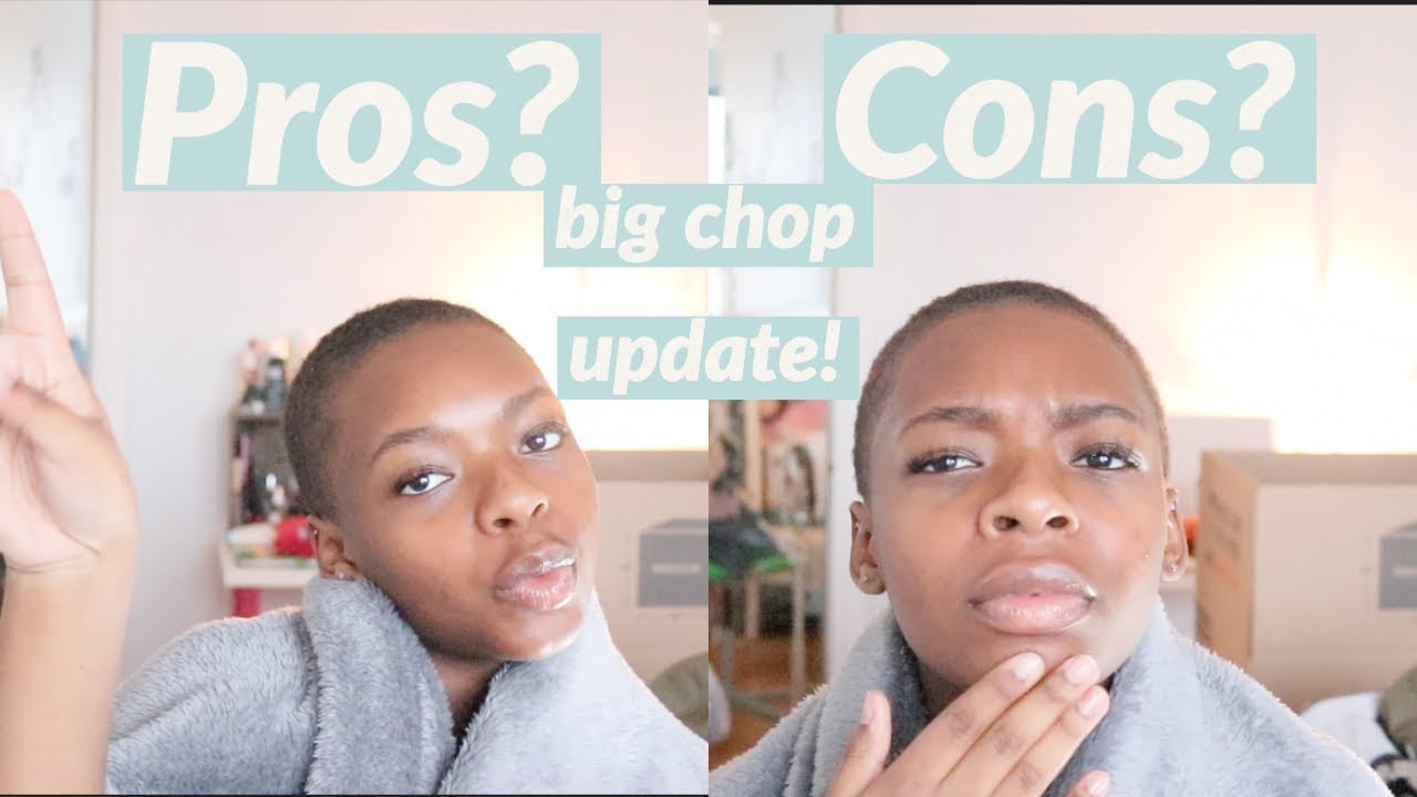 Pros and Cons of Big Chopping/Shaving Your Head 3 week update YouTube