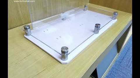 RECHI Original Design & Manufacture Tabletop Acrylic Retail POS Display Unit For Power Adapter