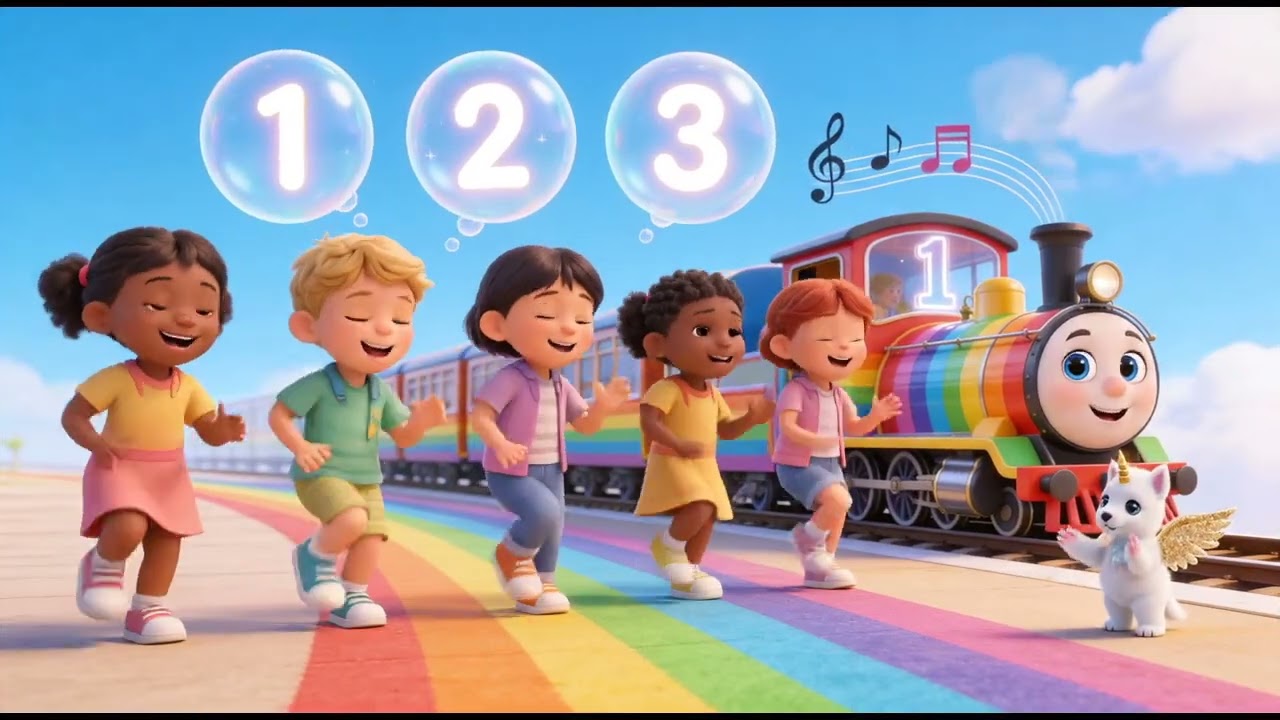 Rainbow Counting Train