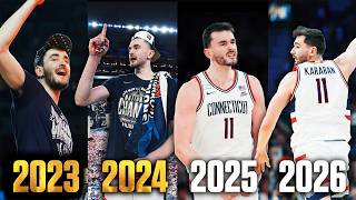 Alex Karaban full career March Madness highlights (2023-26)