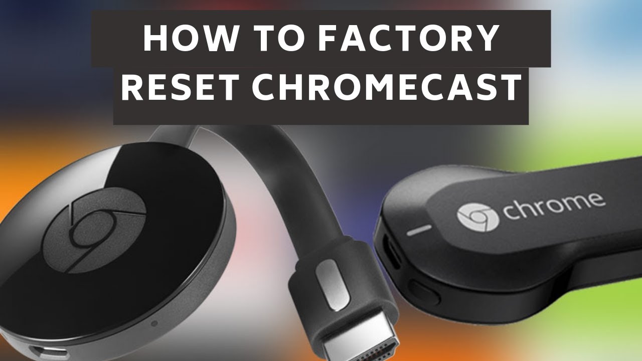 Tegnsætning maksimere ambition How to do factory reset on chromecast - YouTube