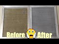 How to Clean OVEN FILTER WITHOUT BRUSHING | STOVE EXHAUST FILTER HACK