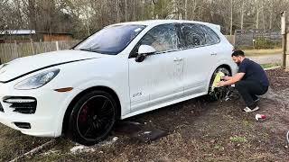 REBUILDING A PORSCHE CAYENNE GTS PART 1 !! 🔥🔥