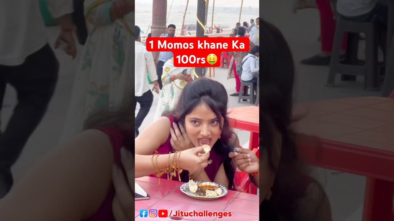 Momos Eating Challenge🤑 #shorts #foodie #food  #challenge
