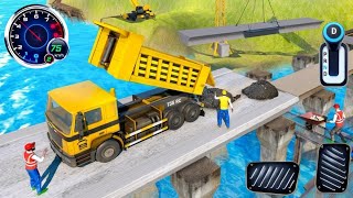 Excavator Loading Mission! 🚜 لعبة بناء الجسور والطرق - City Bridge Builder Simulator 3D Android Game screenshot 3