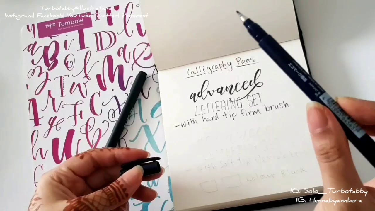 Beginner & Advanced Lettering Sets - Tombow