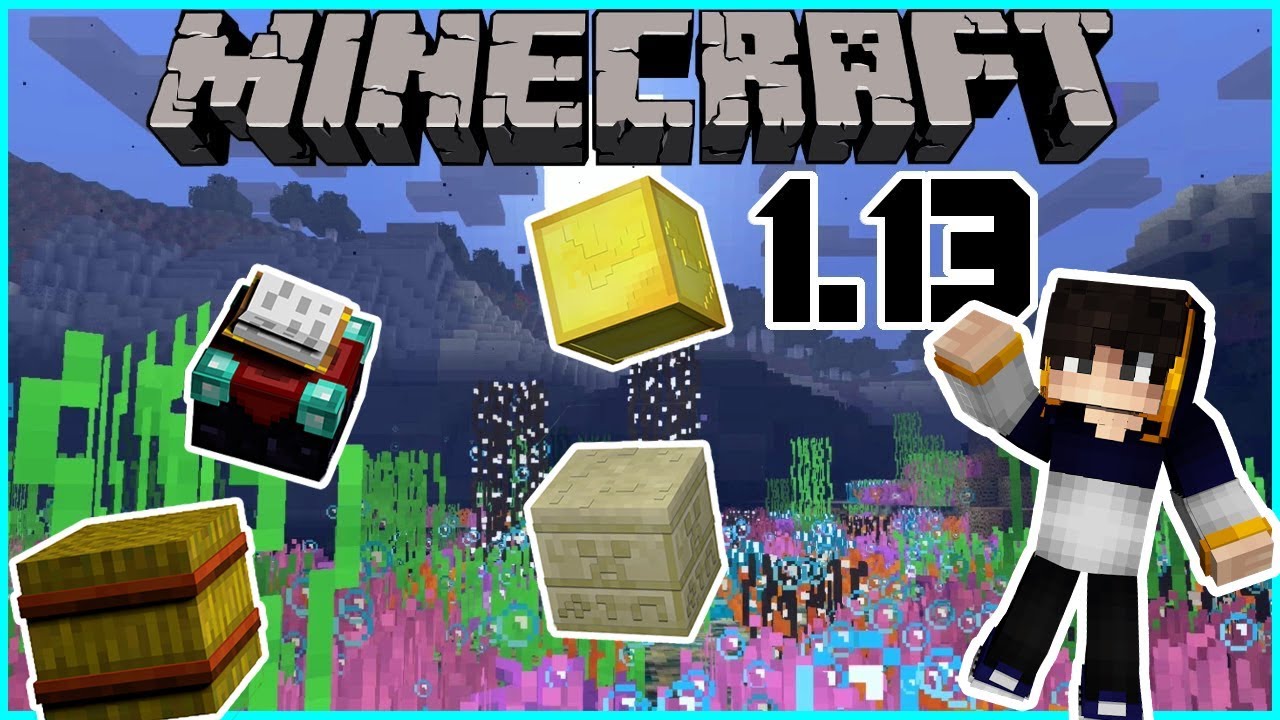 COMBIEN DE BLOCS DANS MINECRAFT 1.13 ?? - YouTube