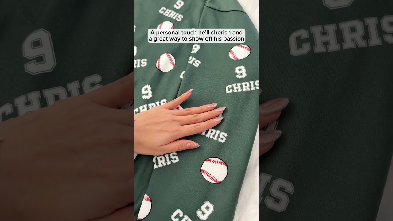 Baseball Custom Name, Number | Personalized 3D Printed Sweatshirt