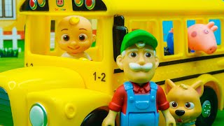 Wheel On The Bus | Play with CoComelon Toys & Nursery Rhymes & kids Songs