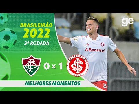 FLUMINENSE 0 X 1 INTERNACIONAL | MELHORES MOMENTOS | 3ª RODADA BRASILEIRÃO 2022 | ge.globo