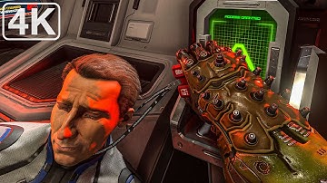 Doom Slayer Encounters Humans｜Mars Core Demon Hordes｜DOOM Eternal｜4K RTX