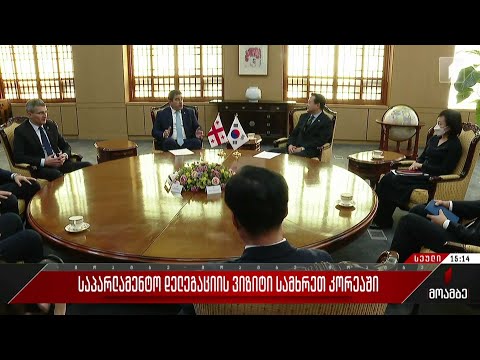 საპარლამენტო დელეგაციის ვიზიტი სამხრეთ კორეაში