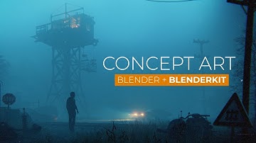 How to Create Concept Art in Blender in 1 Hour!