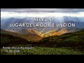 HEBRON LUGAR DE LA DOBLE UNCION