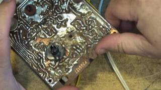 dangerous ac operated radio fm repair