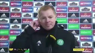 Neil Lennon Reacts To The End Of His Teams Long Unbeaten Cup Run