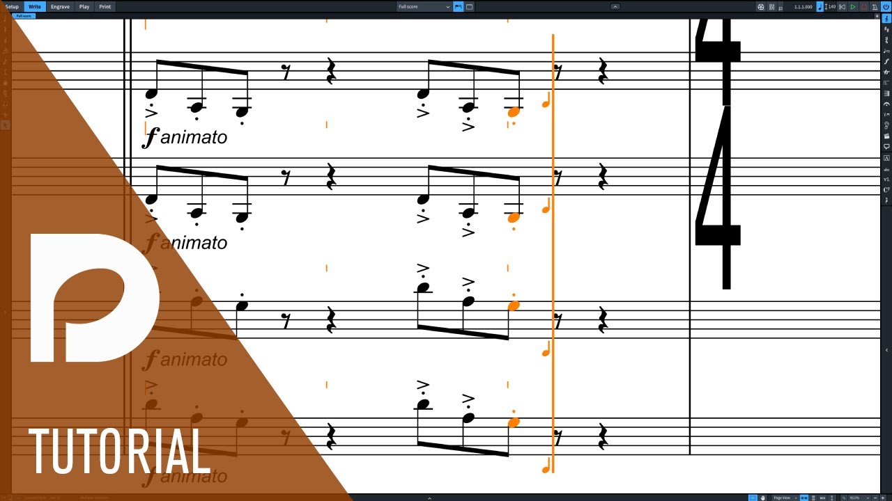 Input on Multiple Staves at the Same Time | New Features in Dorico 3 ...