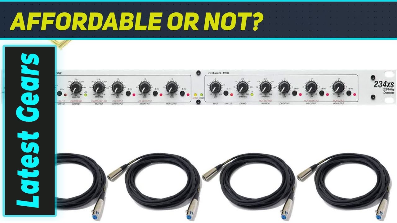 dbx 234xs: The Ultimate Crossover for Crystal Clear Live Sound