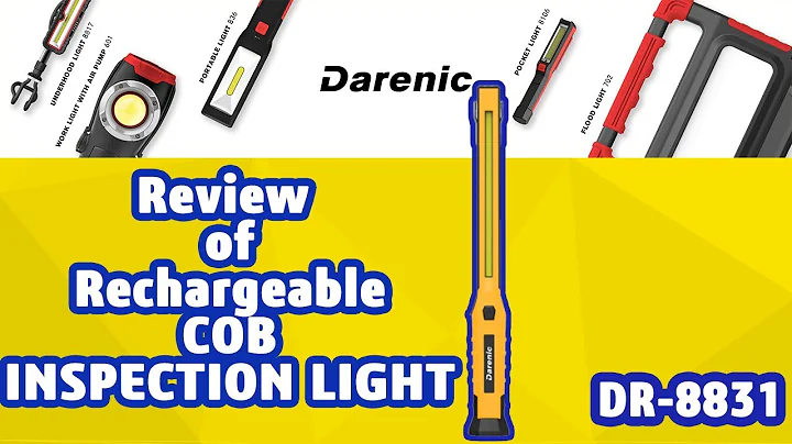 Amazon Review of the Hot-Selling Rechargeable COB LED Inspection Light with Magnetic Base