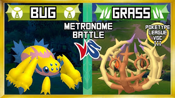 BUG TYPES vs GRASS TYPES! Who Wins this Pokemon METRONOME Battle? | PokeType League VGC 03