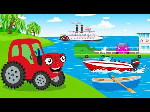 Little Tractor - Water Transport - Songs for Kids