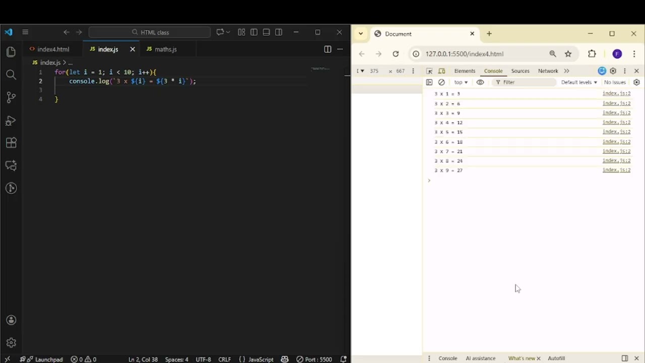 Module 4 Part 5: Js Loops