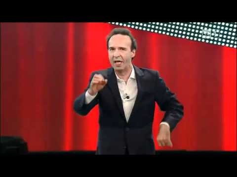 ROBERTO BENIGNI Sanremo 2011 Parte 1 3 HD HQ