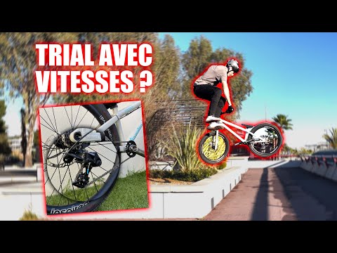 GEARS ON MY STREET TRIAL BIKE? (Honestly is so good)