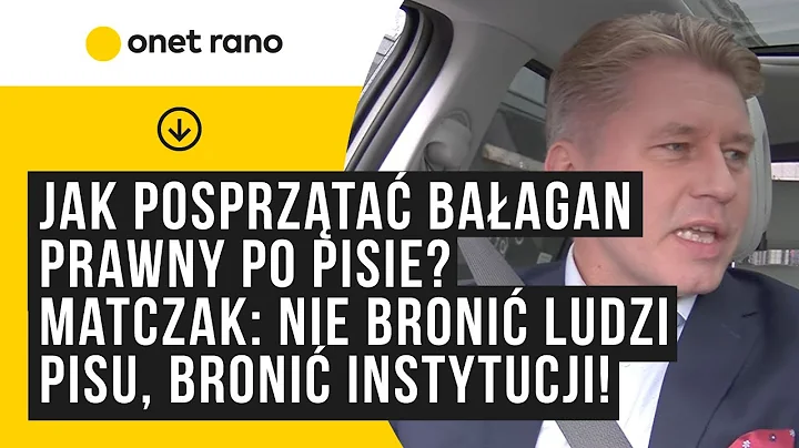 Jak posprzta baagan prawny po PiS-ie? Matczak: nie...