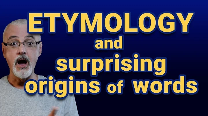 Etymologi och överraskande ursprung av engelska ord
