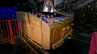 MOST IMPRESSIVE 4D Motion Dark Ride - Railroad Warriors POV Fantawild Ningbo